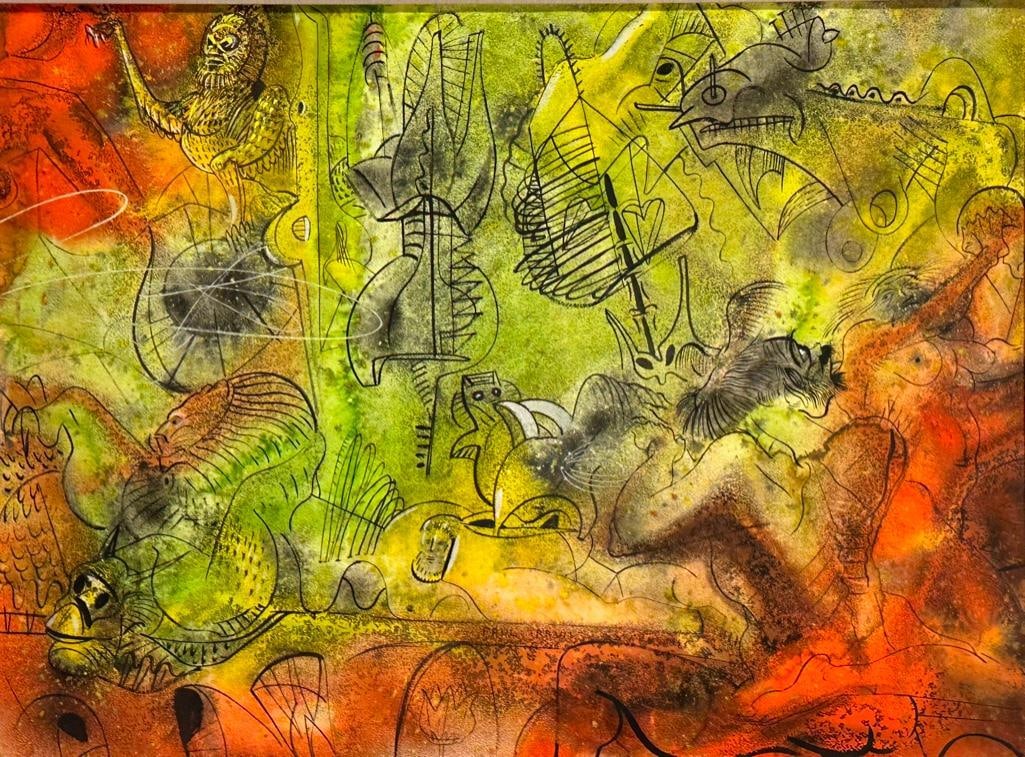 Paul B. Travis Mixed Media, "Sculptor's Dilemma" (1 of 12)