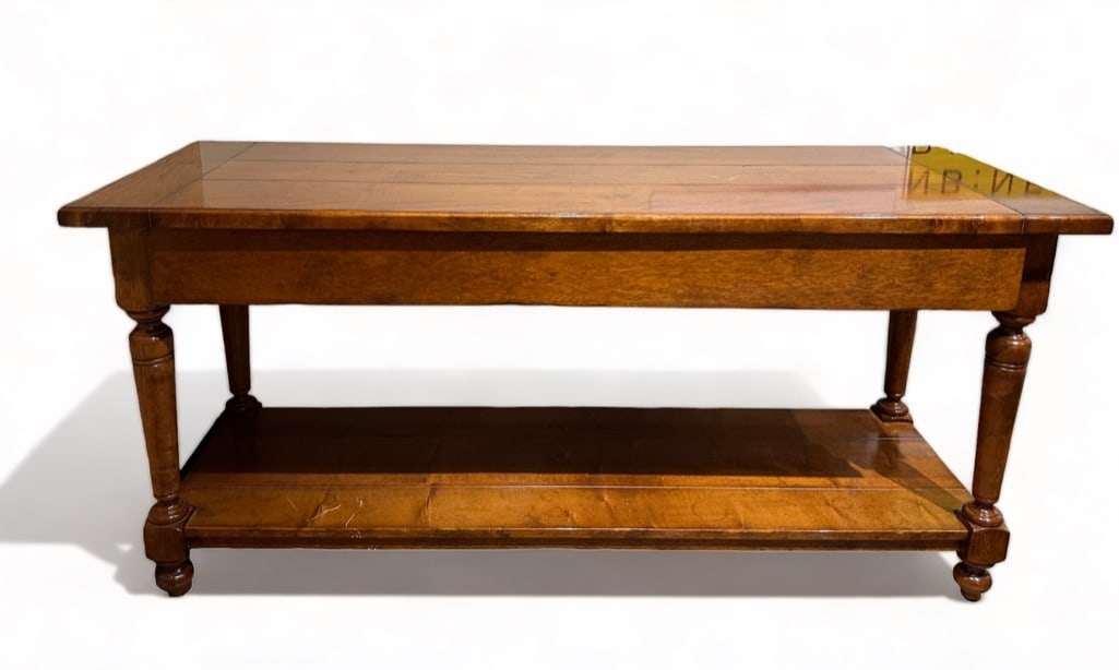 Provincial Style Solid Cherry Wood Console Table, Modern (1 of 9)