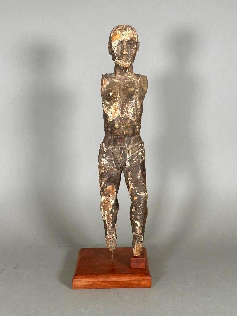 Antique Continental Carved Wood Santos Figure (1 of 8)