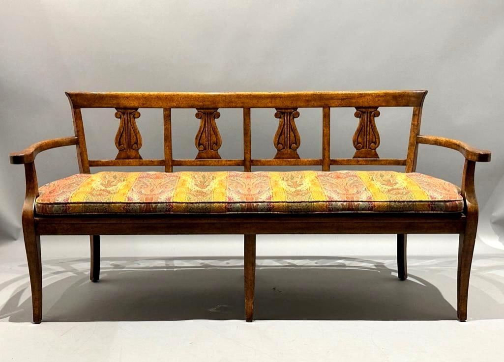 Minton Spidell Italian Neoclassical Style Settee (1 of 10)
