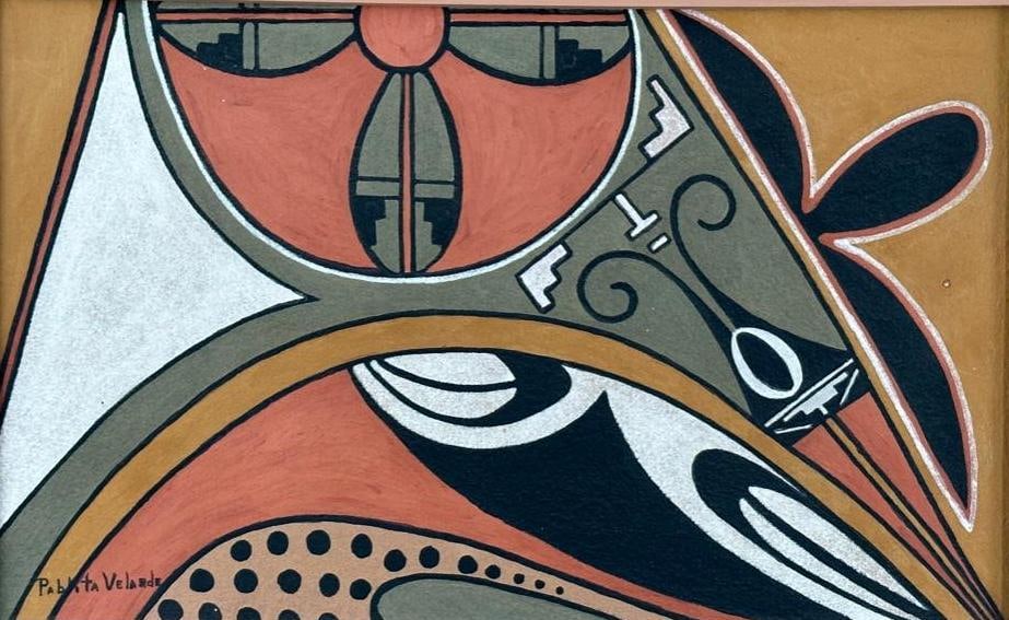 Pablita Velarde Earth Painting, Untitled (1 of 6)