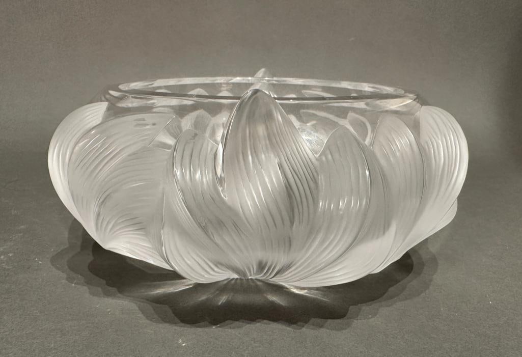 Lalique Pivoine Crystal Bowl (1 of 7)