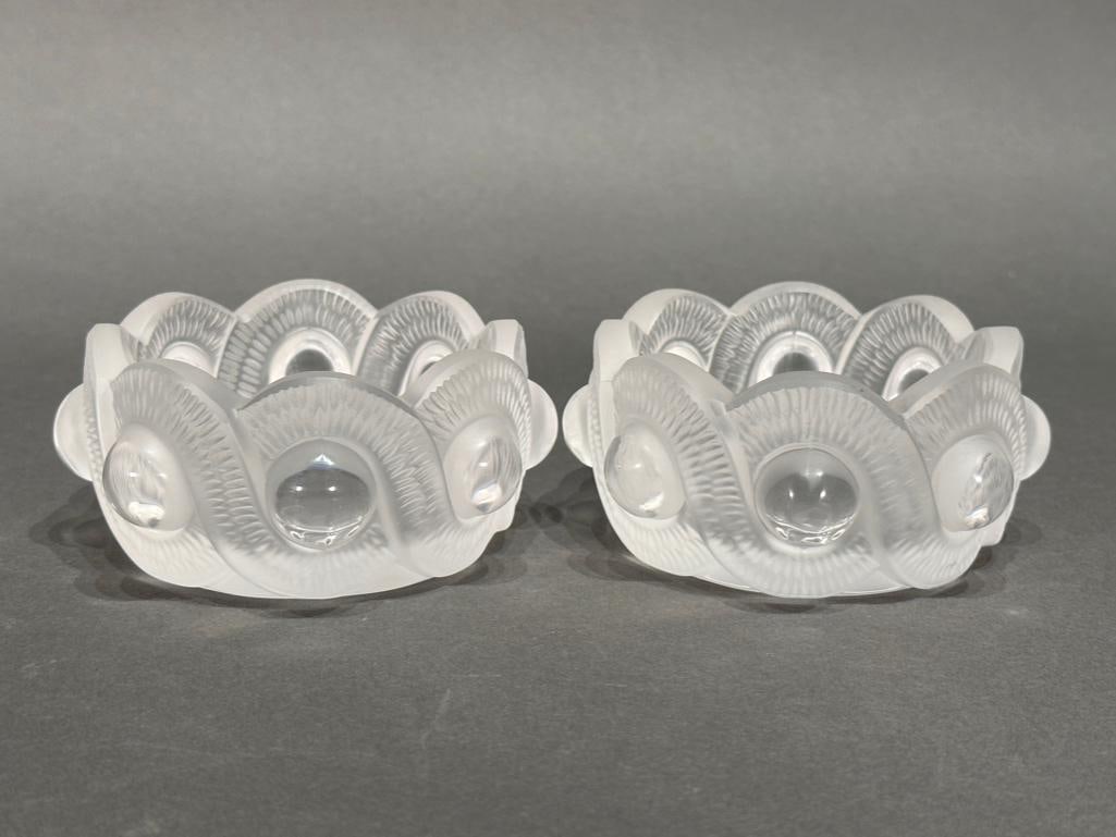 Pair of Lalique Gao Ashtrays (1 of 8)