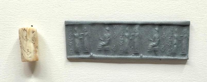 Old Babylonian Cylinder Seal, ca. 1894-1595 BCE (1 of 5)