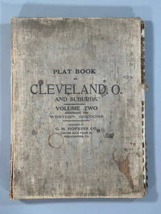 Plat Book of the City of Cleveland, Ohio, Volume Two 1912: Philadelphia: G.M. Hopkins Co., 1912. North-west and south-west divisions of the city and eastern suburbs. (Volume 2 of Plat-book of the city of Cleveland, Ohio and suburbs, complete in two volumes fr