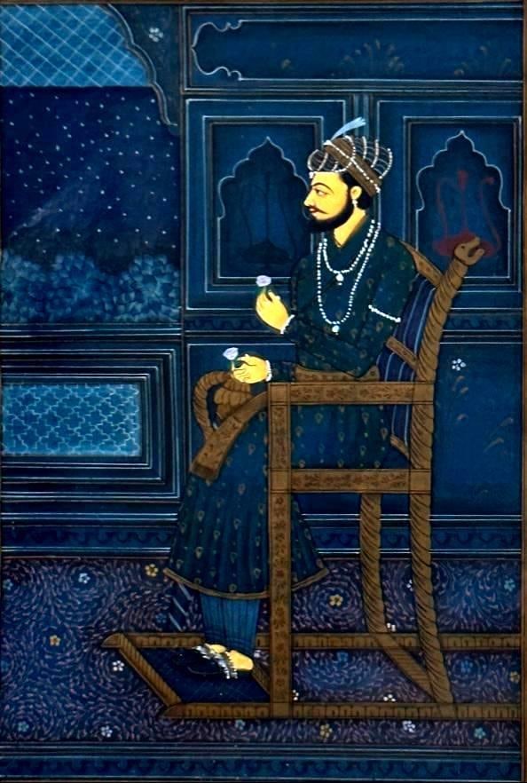 Painting of Shah Jahan, Mughal School, ca. 18th cen. (1 of 5)