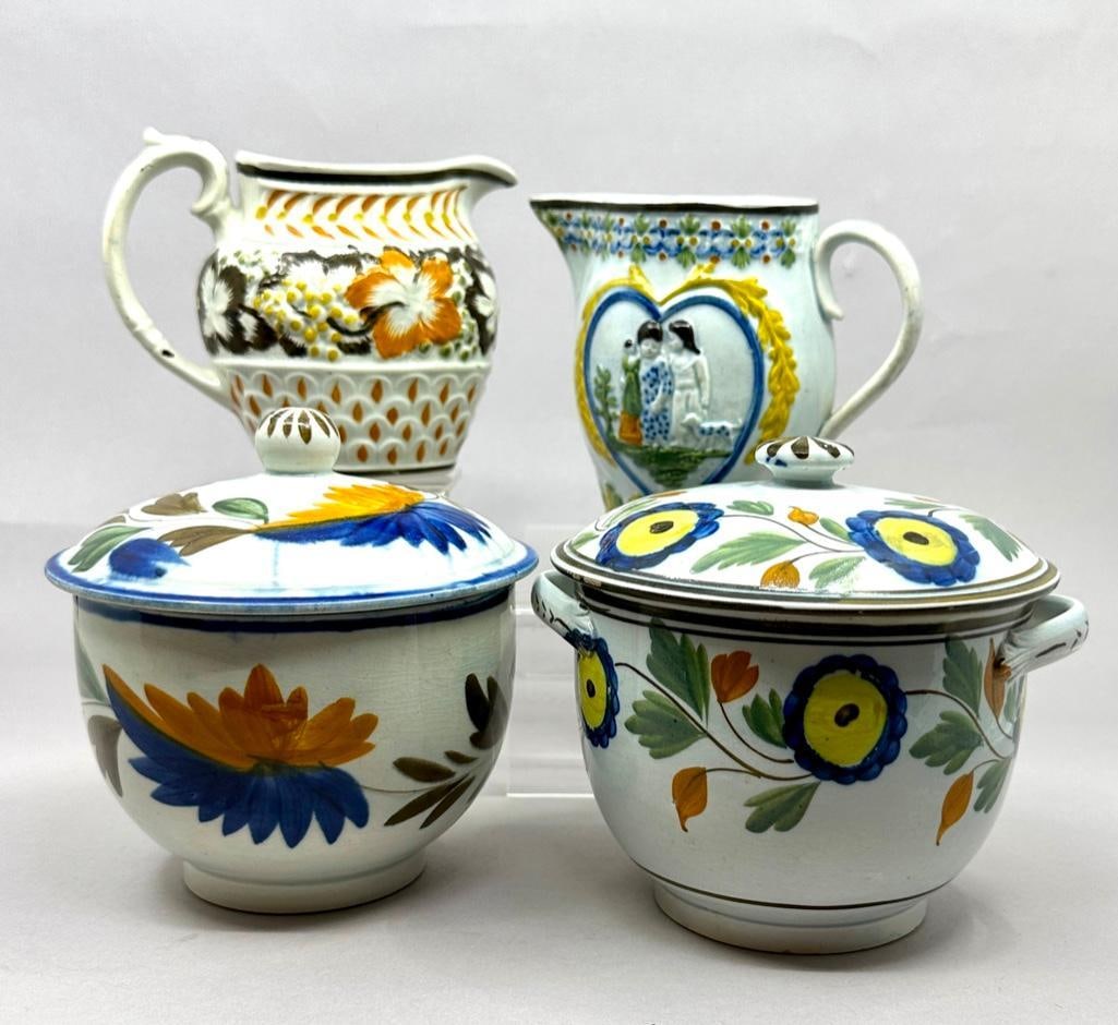 Early Staffordshire Pearlware Ceramics, 18thc. (1 of 13)