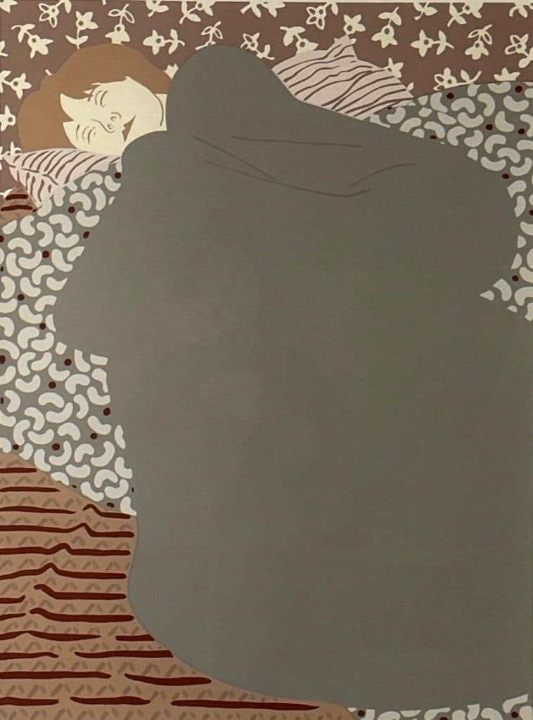 Phyllis Sloane Screenprint, "Repose" (1 of 9)