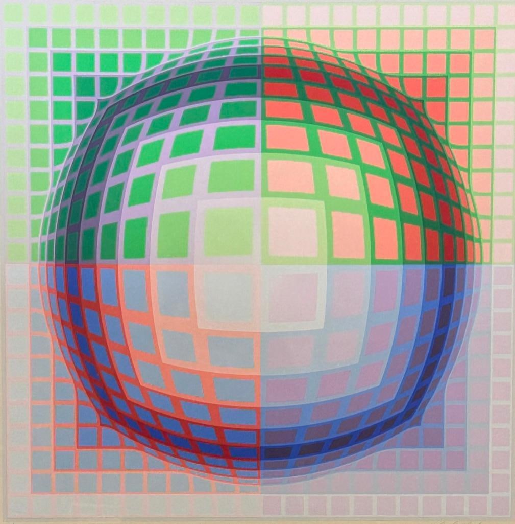 Victor Vasarely Screenprint (1 of 8)