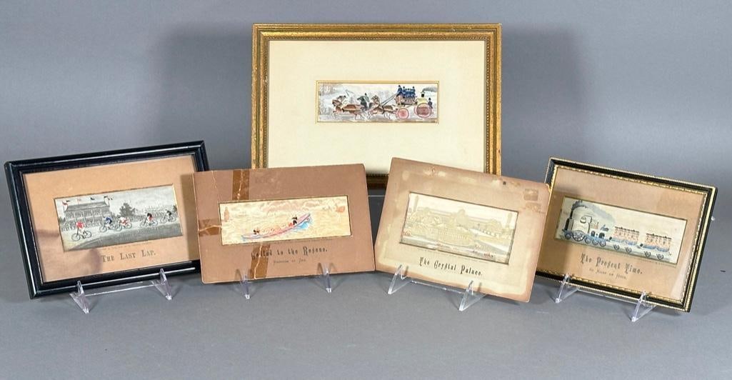 Five Woven Silk Stevensgraphs (1 of 16)