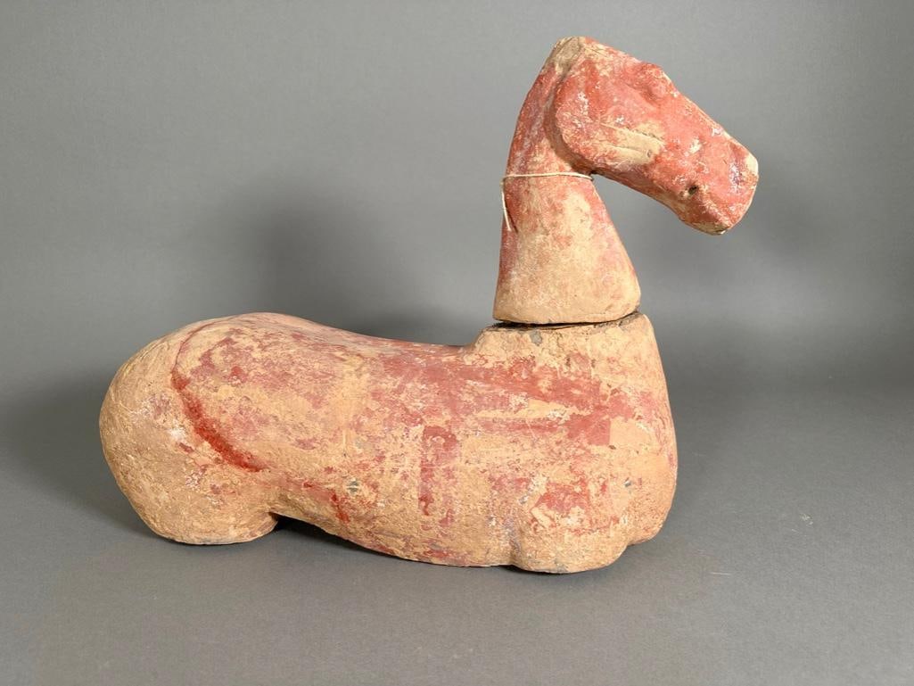 Chinese Terracotta Model of a Horse Torso and Head (1 of 6)
