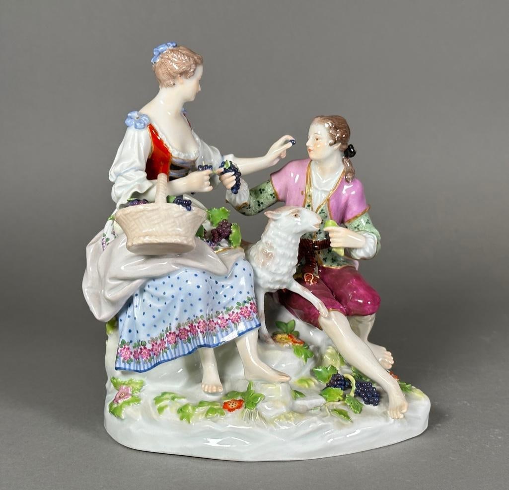 Meissen Porcelain Figural Group, Early 20thc. (1 of 8)