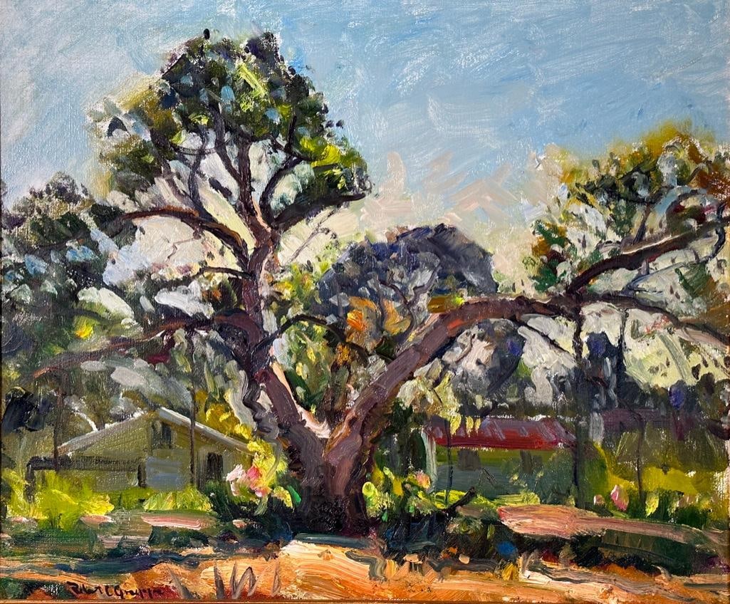 Robert C. Gruppe Oil, "The Old Banyan Tree" (1 of 8)