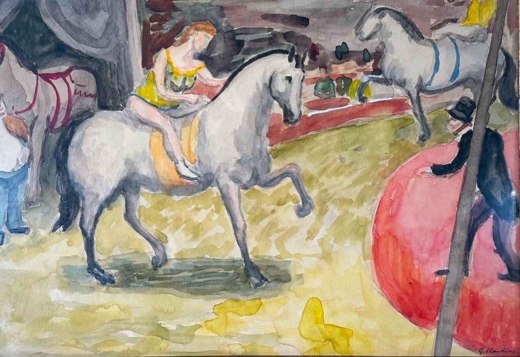 Watercolor by Gerrit Hondius (American 1891 - 1970) (1 of 10)