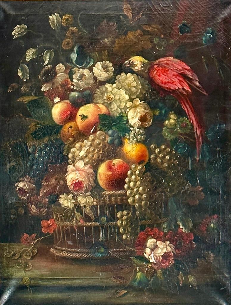 Baroque Style Still Life Oil on Canvas (1 of 10)