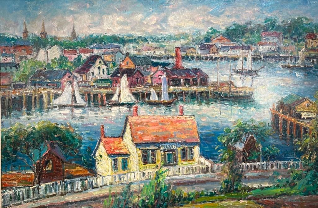 Chavet Oil, Harbor Scene (1 of 10)