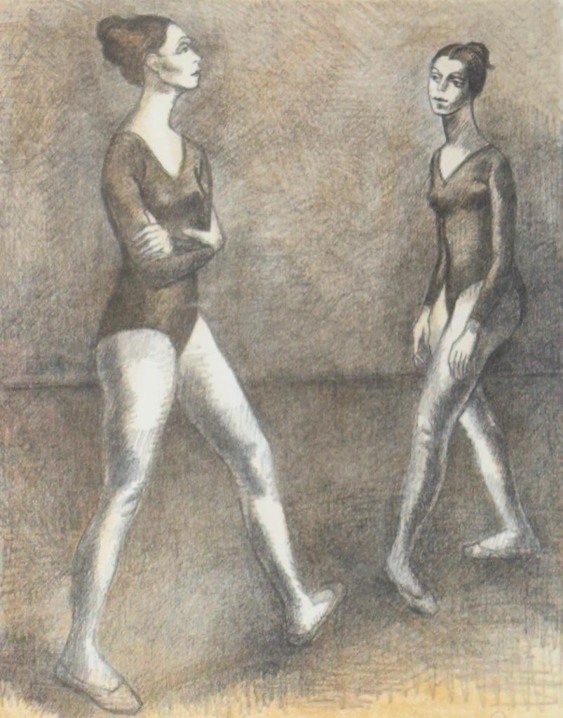 Isaac Soyer Lithograph, "Dancers" (1 of 8)
