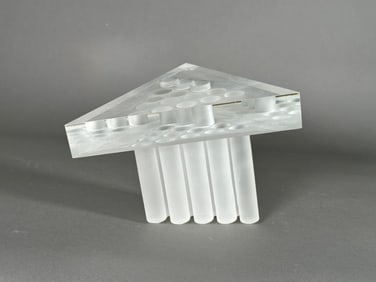 Steven Weinberg Cast Glass Sculpture, Puzzle Series