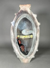Ed Francis Blown Glass Sculpture, "Shrine"