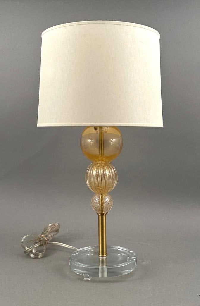 Barbara Barry for Baker "Bauble Lamp," Murano Glass (1 of 5)
