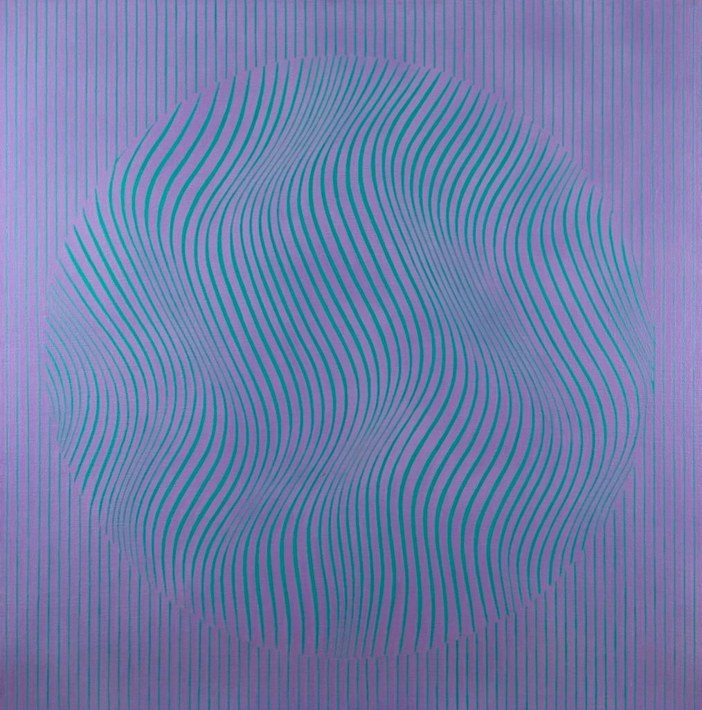 Julian Stanczak Acrylic,  Untitled (1 of 11)