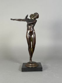 Harriet Whitney Frishmuth Bronze, "Allegra"