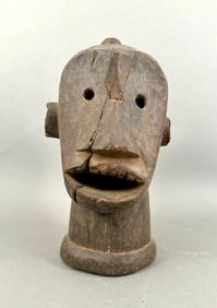 African Carved Wood Makonde Mask