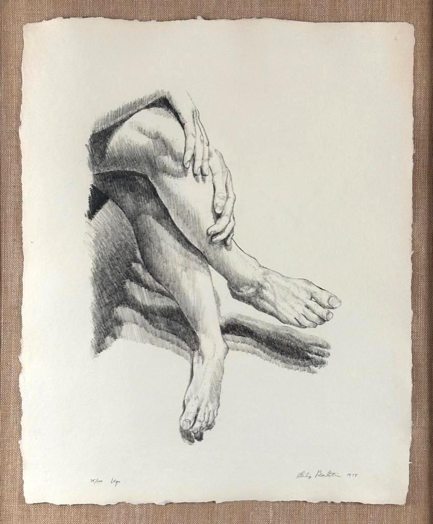Philip Pearlstein Lithograph, "Legs" (1 of 7)