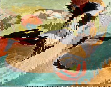 Lynn Kaye Oil, "Kyoto (Gold)"