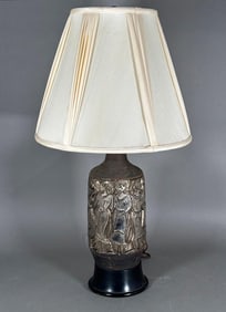 Fratelli Fanciullacci Ceramic Vase Mounted as Table Lamp