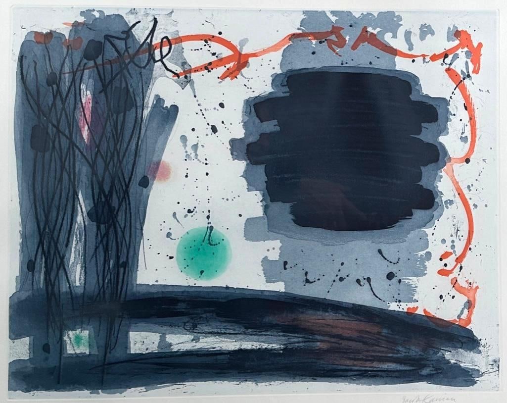 Jacob Kainen Etching and Aquatint, "Bright Afternoon" (1 of 7)