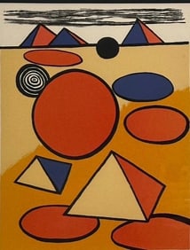 Alexander Calder Lithograph, "San Lazzaro"