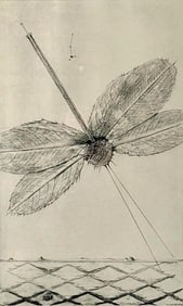 Max Ernst Lithograph, "Les Eclairs Au-Dessou de Quartorze Ans"