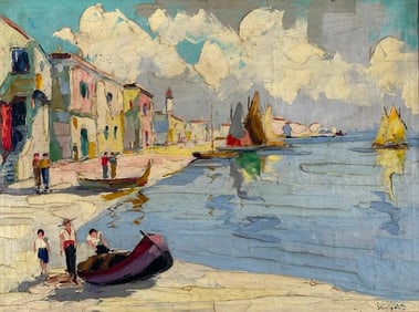 Gyorgy B. Szabo OIl, Seaside Town