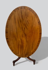 Regency Mahogany Tilt Top Breakfast Table, 19thc.