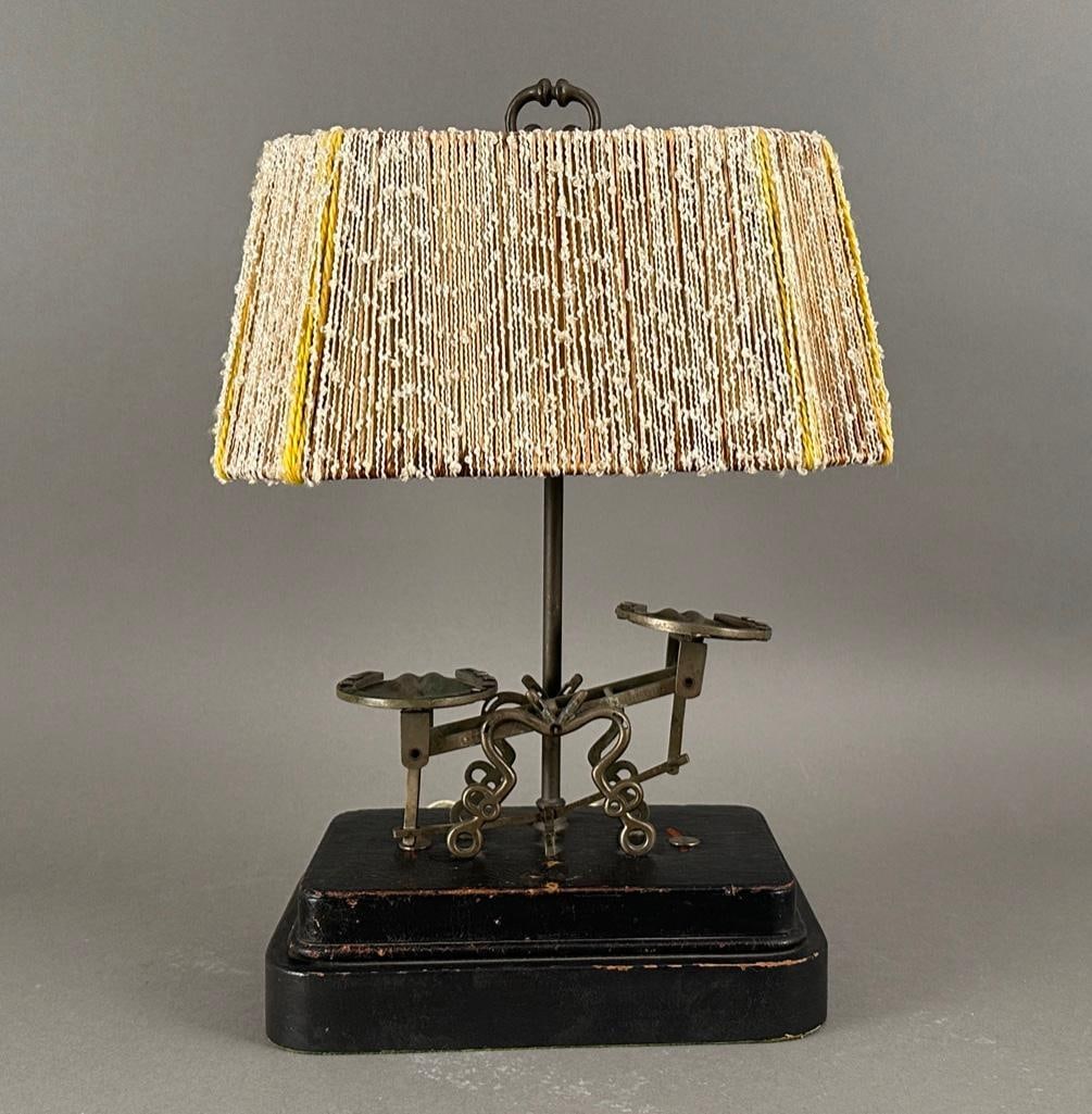 Asprey & Son, Bond Street,  Horsehoe Scale Fitted as Table Lamp (1 of 13)