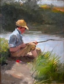 Charles P. Gruppe Oil, The Young Fisherman