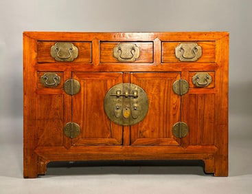 Chinese Elmwood Chest