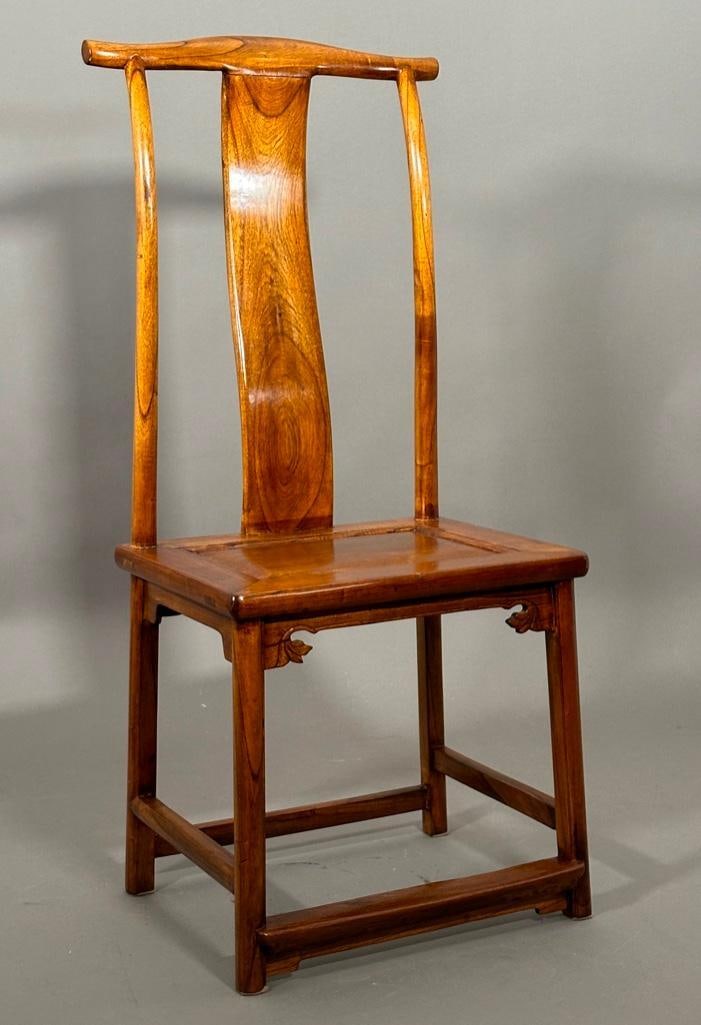 Chinese Elmwood Side Chair (1 of 7)