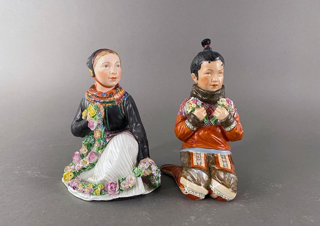 Two Royal Copenhagen Porcelain Figures, Carl Martin-Hansen (1 of 7)