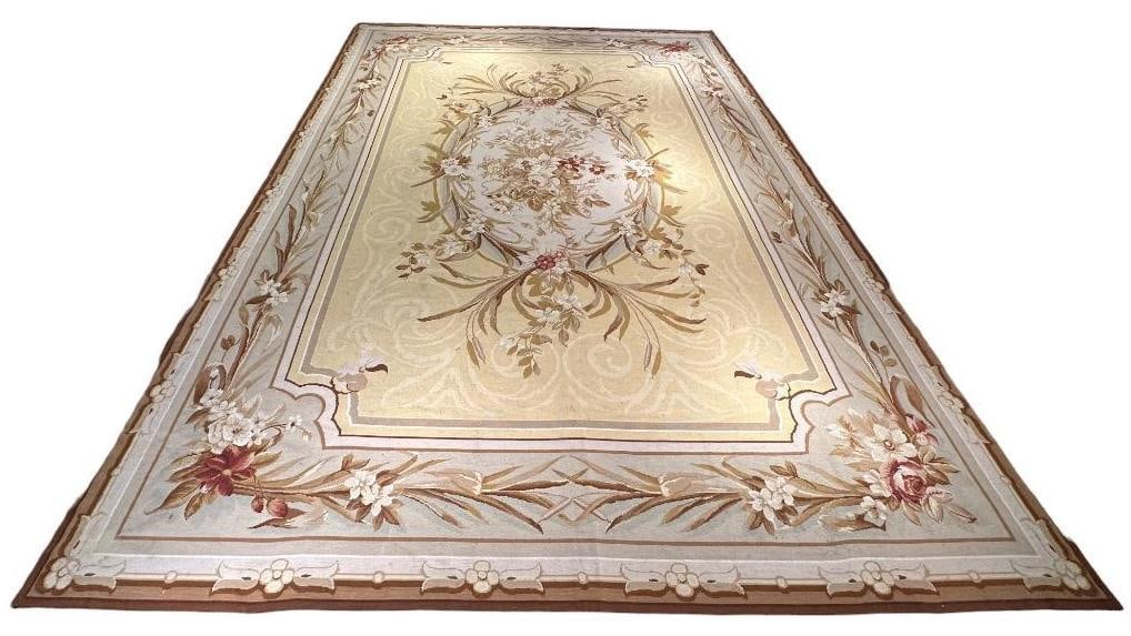 Stark Carpets Aubusson Style Needlepoint Carpet, 15' 2 x 10' 8 (1 of 14)