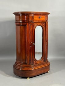 Renaissance Revival Walnut Pedestal, ca. 1865