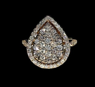 14K Diamond Ring