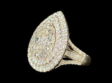 Fancy Diamond Diner Ring