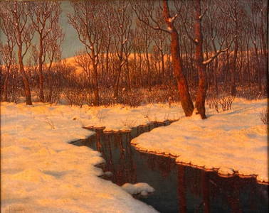 Ivan Federovich Choultse Oil, "Soir de Novembre"