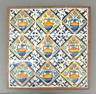 Framed Dutch Delft Tiles, ca. 1610-1630