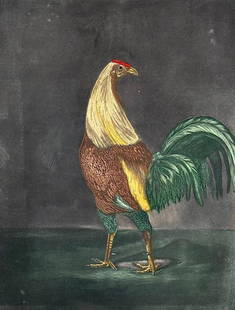 Hand Colored Aquatint, "Peace": Charles Turner after Benjamin Marshall, "Peace," hand colored aquatint, matted and framed. Dimensions: 18 x 14 in, image size, 26.5 x 22 in. as framed. Condition: Appears very good. Not examin