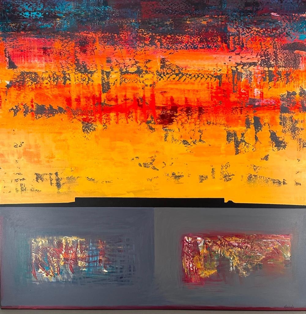 Dan Namingha Acrylic, "Morning Light (Talavie)" (1 of 10)