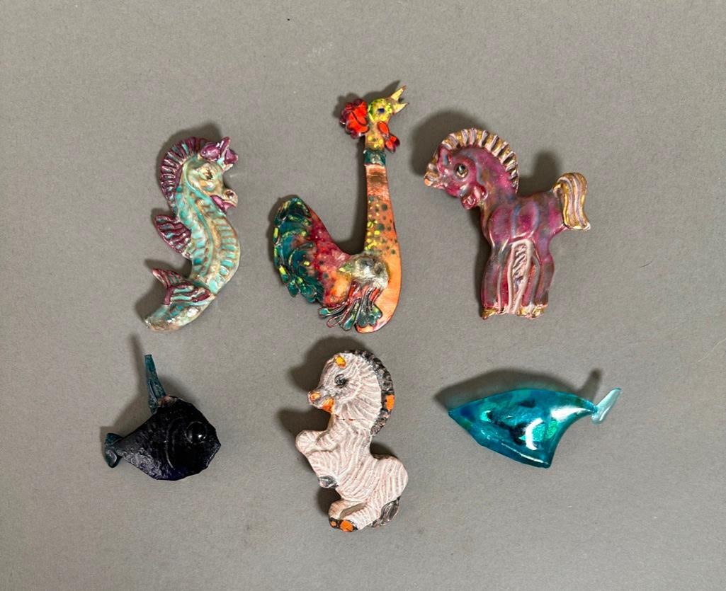 Edris Eckhardt, Group of Brooches (1 of 5)