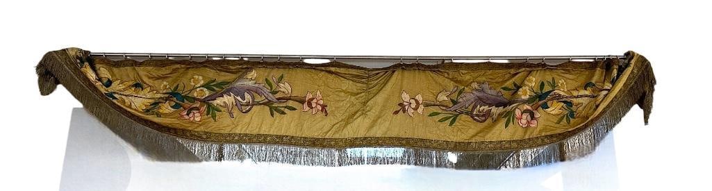 Two Antique Silk and Metallic Embroidery Theatrical Valances (1 of 20)